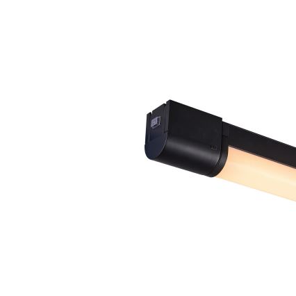 Nordlux - LED-spiegelverlichting met geïntegreerd stopcontact MALAIKA LED/15W/230V IP44 68,4cm zwart