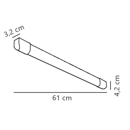 Nordlux - LED TL-buis ARLINGTON LED/10W/230V 61 cm
