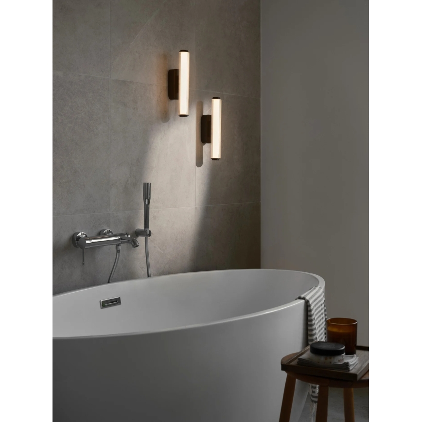 Nordlux - LED-dimbare badkamerwandlamp VIRELLE LED/8W/230V 3000/4000K IP44 zwart