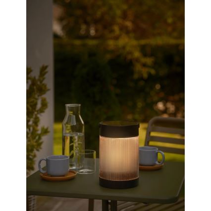 Nordlux - LED zonnelamp COUPAR LED/3,2W/3,7V zwart