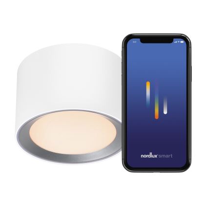 Nordlux -Spot à intensité variable salle de bain LANDON SMART LED/8W/230V 2700-6500K IP44 blanc