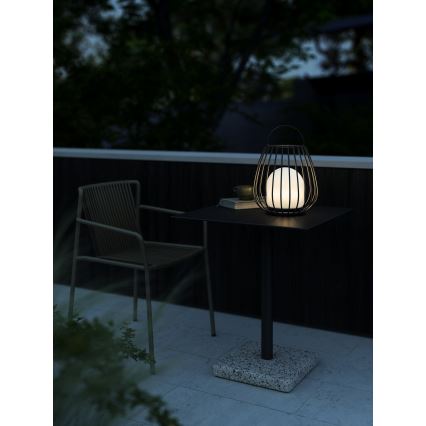 Nordlux - Luminaire extérieur portable à intensité variable JIM TO-GO LED/3W/3,7V IP54 5000 mAh noir