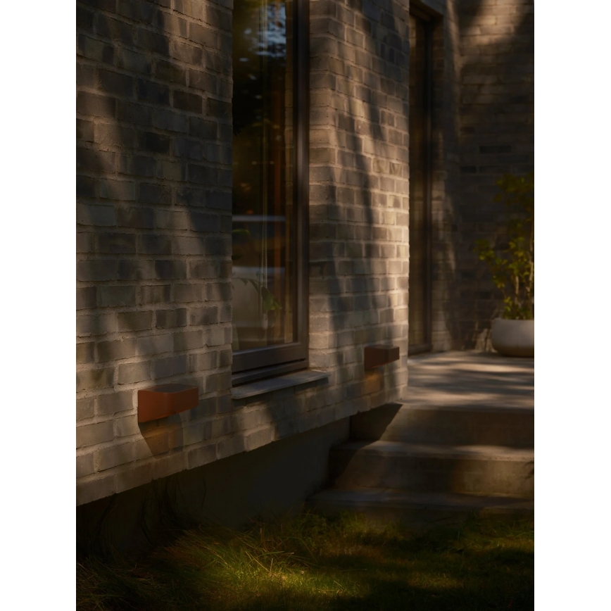 Nordlux - Lampe solaire LED avec capteur MARCELLIO LED/5W/5V IP54 2200 mAh marron