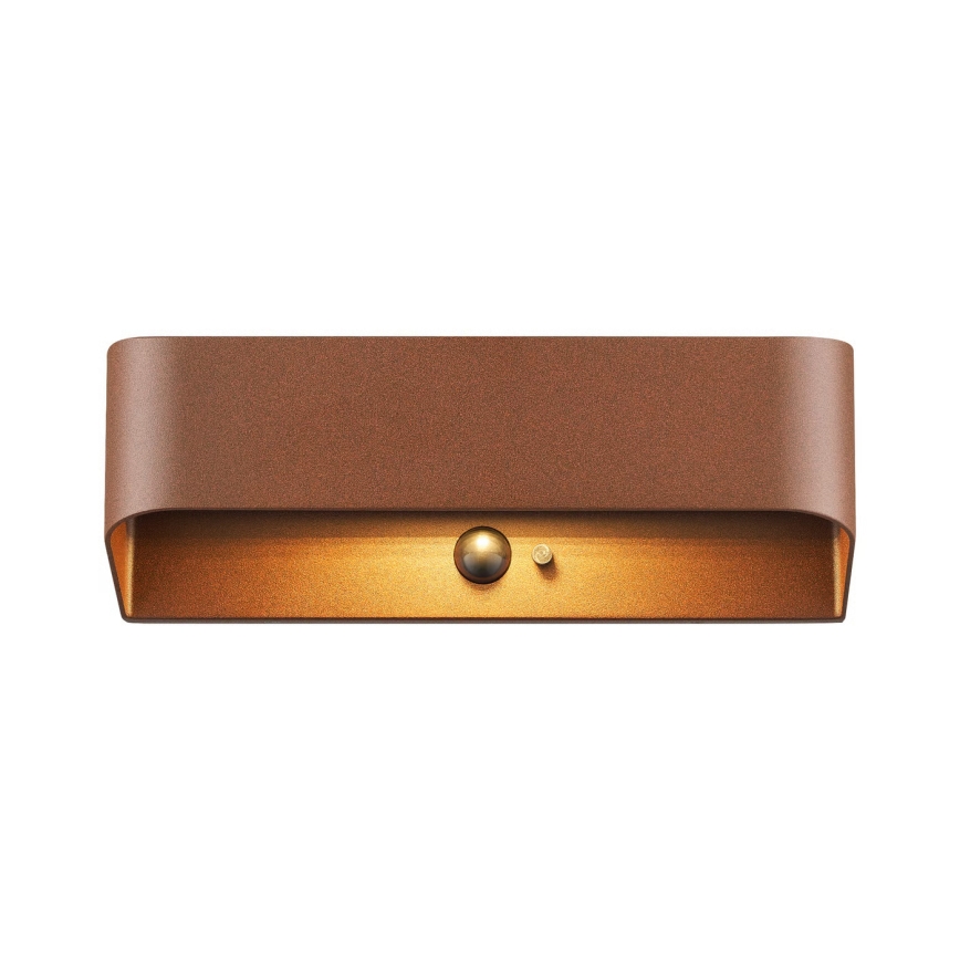 Nordlux - Lampe solaire LED avec capteur MARCELLIO LED/5W/5V IP54 2200 mAh marron