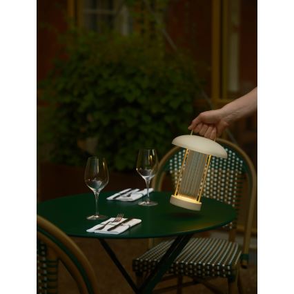 Nordlux - Dimbare oplaadbare aanraak-tafellamp MIRANO LED/3W/3,7V beige