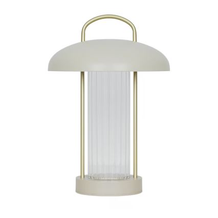 Nordlux - Dimbare oplaadbare aanraak-tafellamp MIRANO LED/3W/3,7V beige
