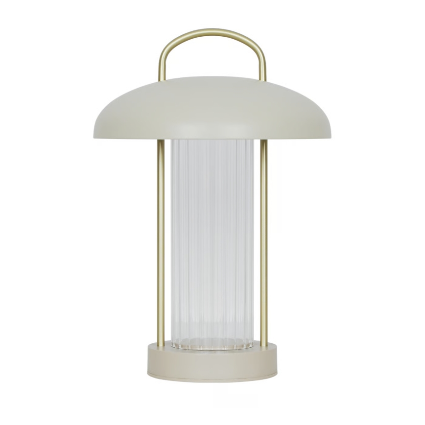 Nordlux - Dimbare oplaadbare aanraak-tafellamp MIRANO LED/3W/3,7V beige
