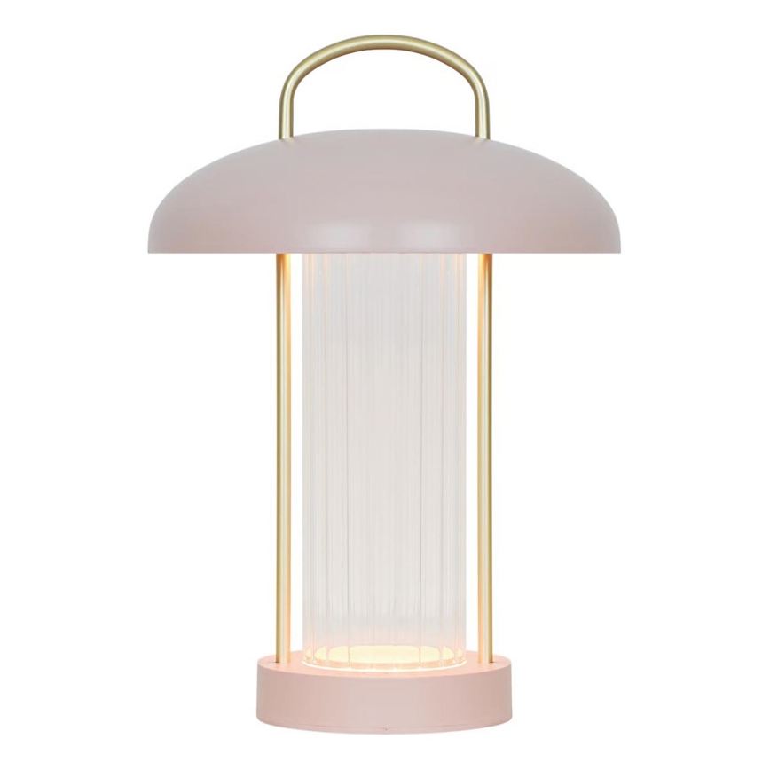 Nordlux - MIRANO LED tafellamp, dimbaar en oplaadbaar, met aanraakbediening, LED/3W/3,7V, roze