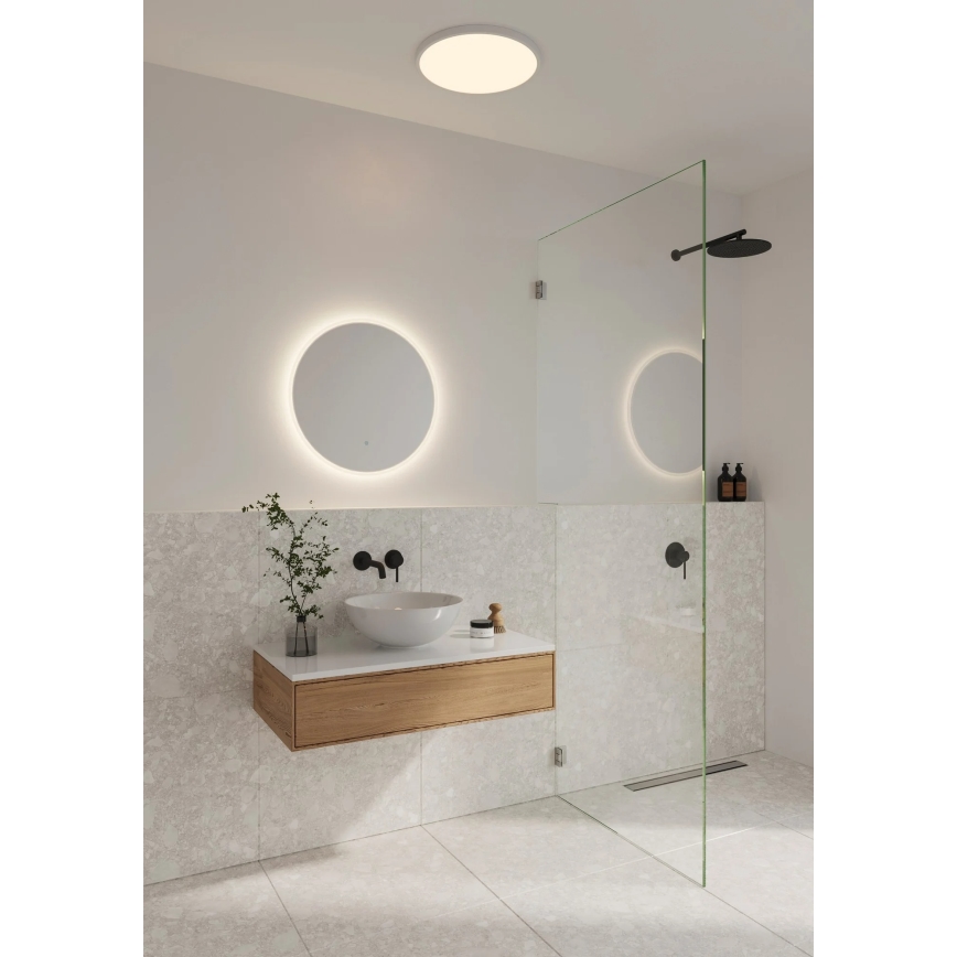 Nordlux - Miroir de salle de bains à éclairage LED intégré DOVINA LED/20W/230V 4000K Ø 60 cm IP44