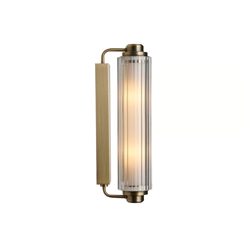 Nordlux - NIMAL spiegelverlichting voor badkamer 2xE14/25W/230V IP44 messing