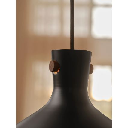 Nordlux - Pendellamp aan snoer DORINA 1xE27/60W/230V zwart Ø 45 cm