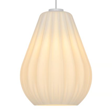 Nordlux - Pendellamp met kabel SALLINO 1xE27/15W/230V Ø 24 cm wit