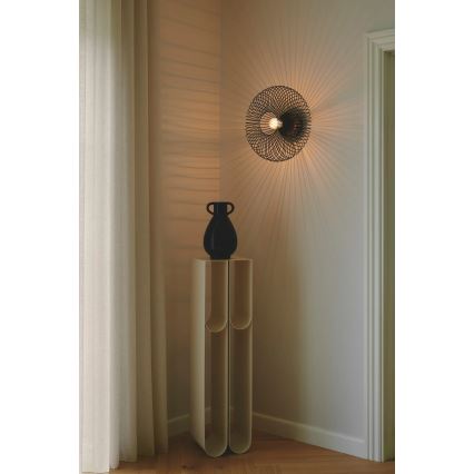 Nordlux - Plafondlamp BERONI 1xE27/60W/230V Ø 40,3 cm zwart