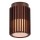 Nordlux - Plafondlamp voor buiten ALUDRA 1xE27/15W/230V bruin