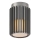 Nordlux - Plafondlamp voor buiten ALUDRA 1xE27/15W/230V diameter 12,4 cm antraciet