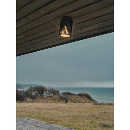 Nordlux - Plafondlamp voor buiten ALUDRA 1xE27/15W/230V zwart
