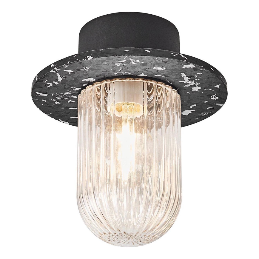 Nordlux - Plafondlamp voor buiten JANUKA 1xE27/60W/230V IP54 zwart