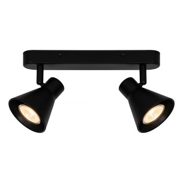 Nordlux - Plafondspot EIK 2xGU10/35W/230V zwart