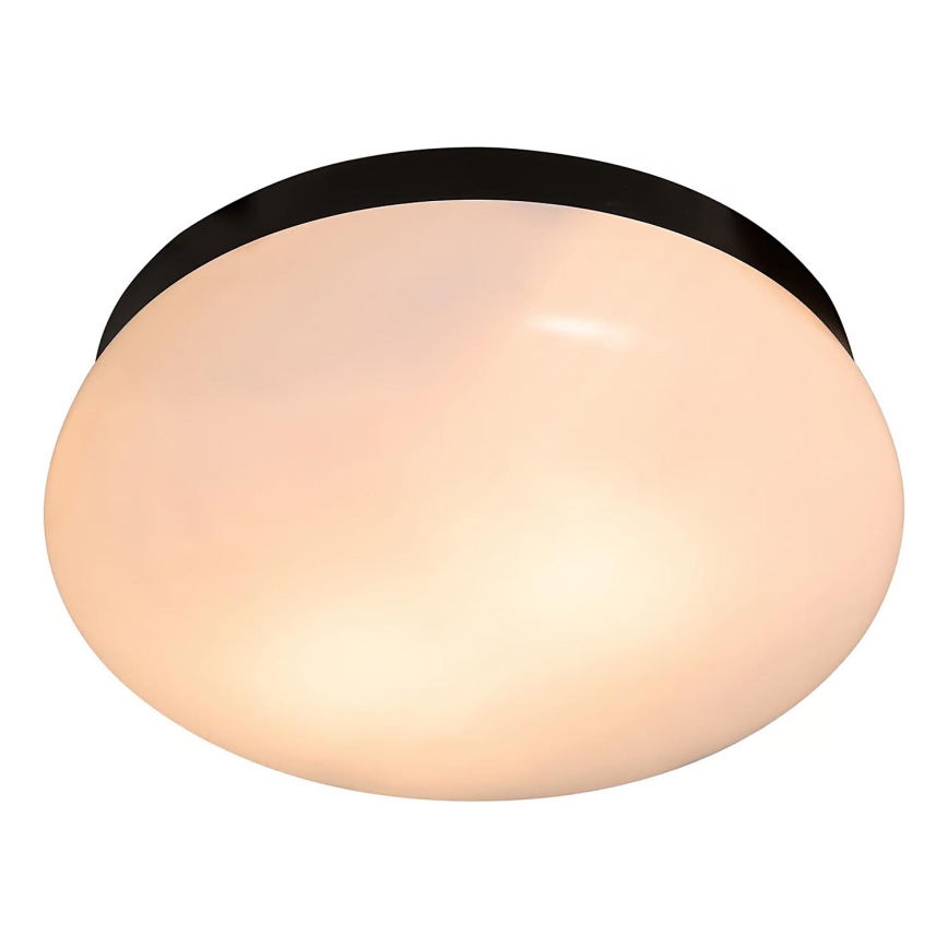 Nordlux - Plafonnier de salle de bain FOAM 2xE27/55W/230V IP44 noir