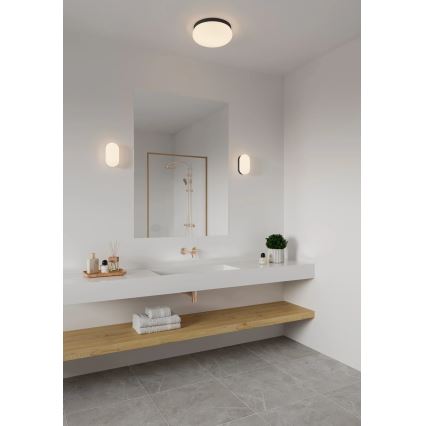 Nordlux - Plafonnier de salle de bain FOAM 2xE27/55W/230V IP44 noir