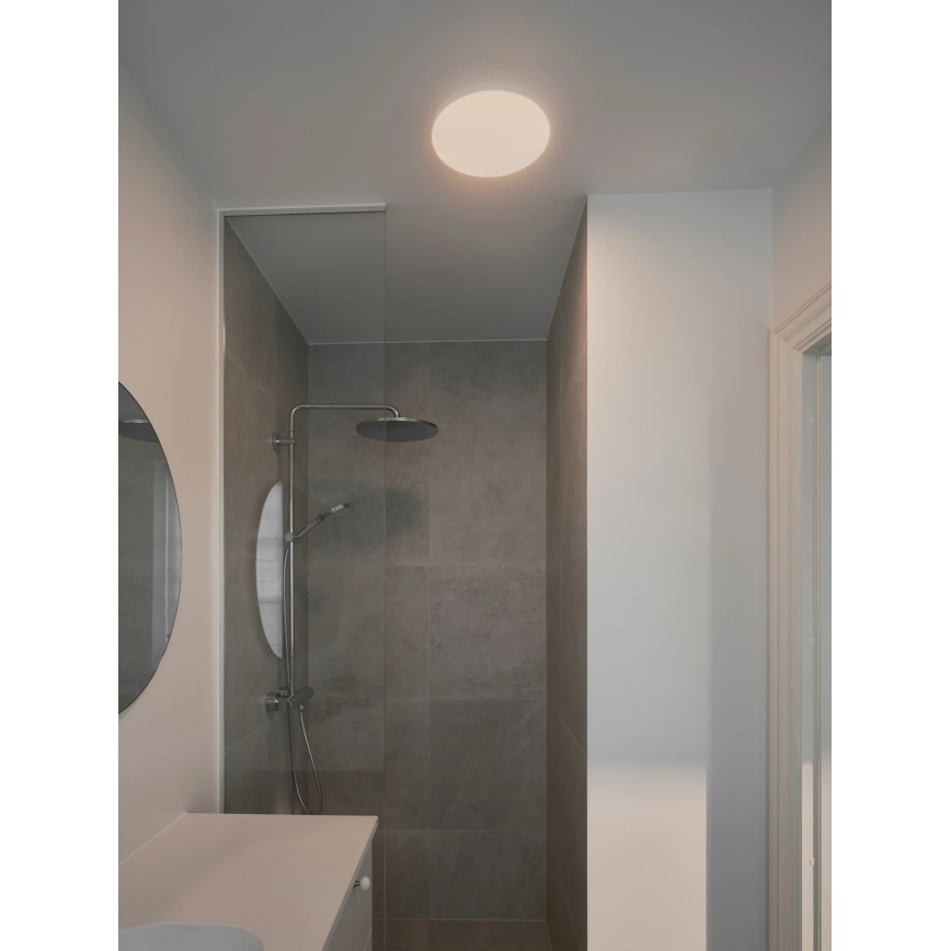 Nordlux - Plafonnier LED dimmable pour salle de bains SERENOVA LED/10/15W/230V 3000/4000/5700K Ø 28 cm IP65 blanc