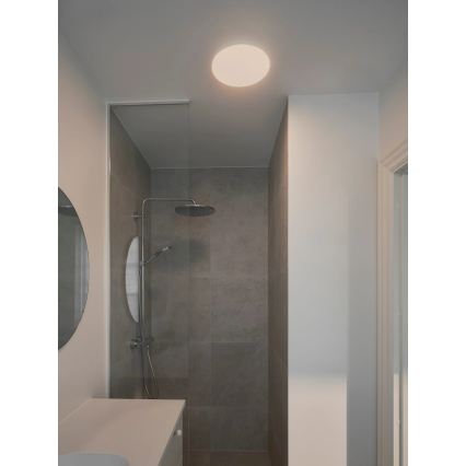 Nordlux - LED-dimbare badkamerplafondlamp SERENOVA LED/10/15W/2300V 3000/4000/5700K Ø 28 cm IP65 wit