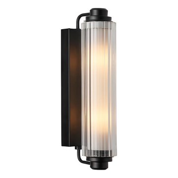 Nordlux - Spiegelverlichting NIMAL voor de badkamer 2xE14/25W/230V IP44 zwart