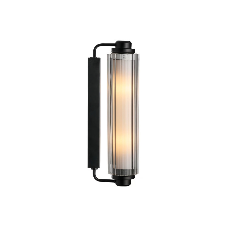 Nordlux - Spiegelverlichting NIMAL voor de badkamer 2xE14/25W/230V IP44 zwart