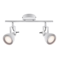Nordlux - Spot ASLAK 2xGU10/35W/230V wit