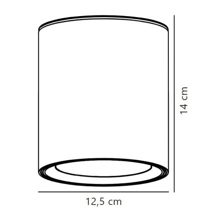 Nordlux - Spot LED dimmable pour salle de bains LANDON LED/6,5W/230V IP44 noir