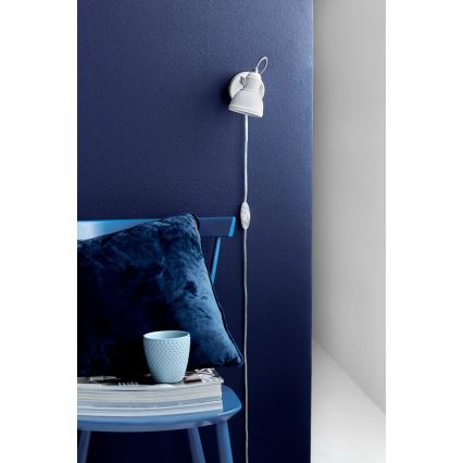 Nordlux - Spot mural ASLAK 1xGU10/35W/230V blanc