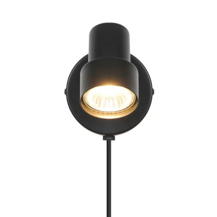 Nordlux - Spot mural BOSTON 1xGU10/5W/230V noir