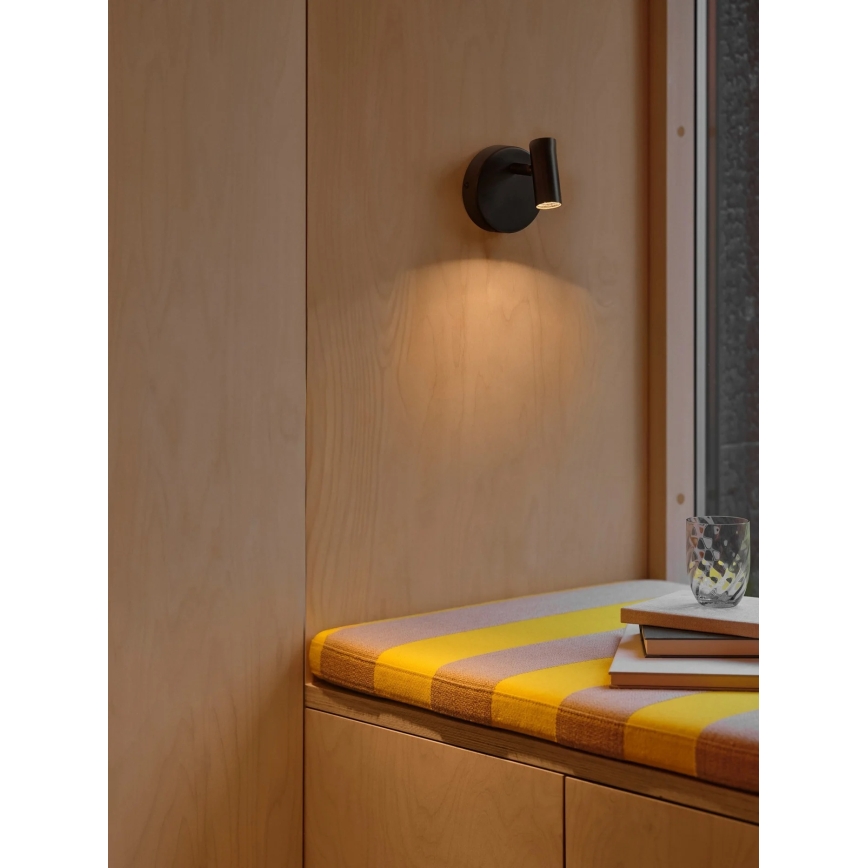 Nordlux - Spot mural LED OMARI LED/3,2W/230V noir