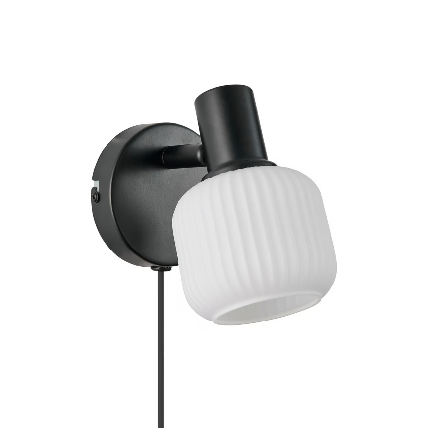 Nordlux - Spot mural MILFORD 1xE14/10W/230V noir