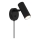 Nordlux - Spot mural VICO 1xGU10/5W/230V noir