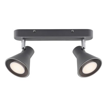 Nordlux - Spotlamp EIK 2xGU10/35W/230V grijs