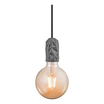 Nordlux - Stroomkabel HANG 1xE27/40W/230V grijs/zwart