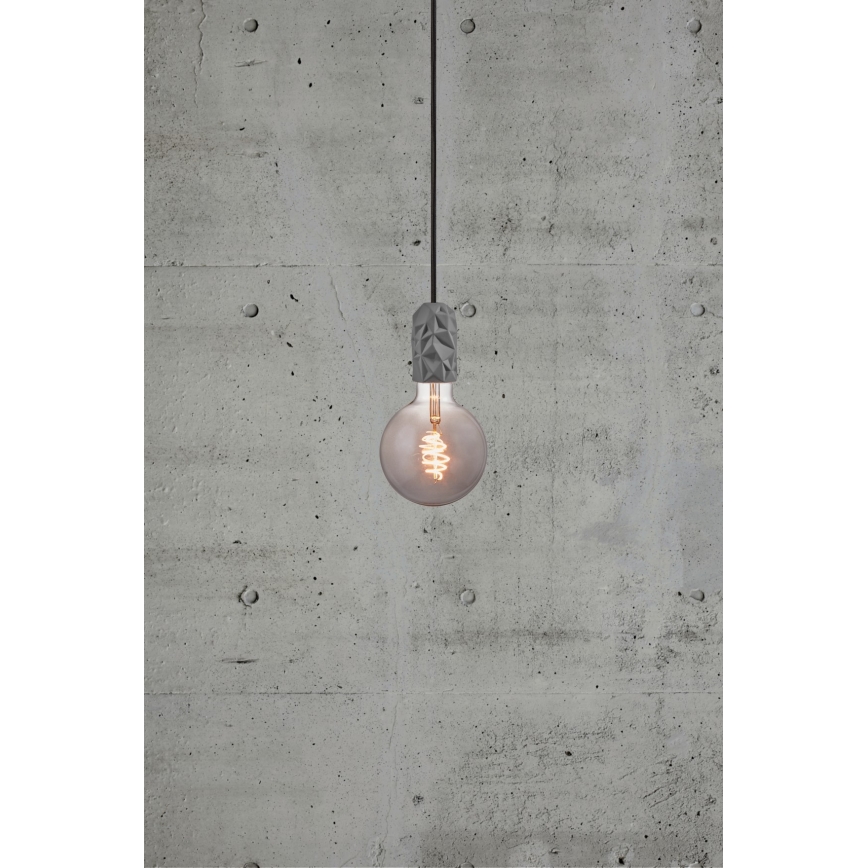 Nordlux - Stroomkabel HANG 1xE27/40W/230V grijs/zwart