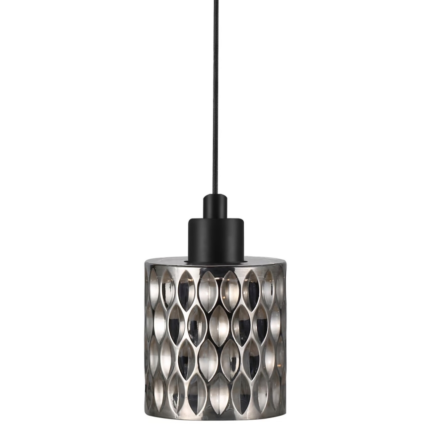 Nordlux - Suspension filaire HOLLYWOOD 1xE27/60W/230V fumé