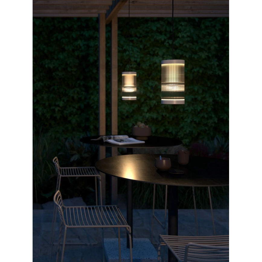 Nordlux - Suspension filaire pour l'extérieur COUPAR 1xE27/25W/230V IP33 blanc