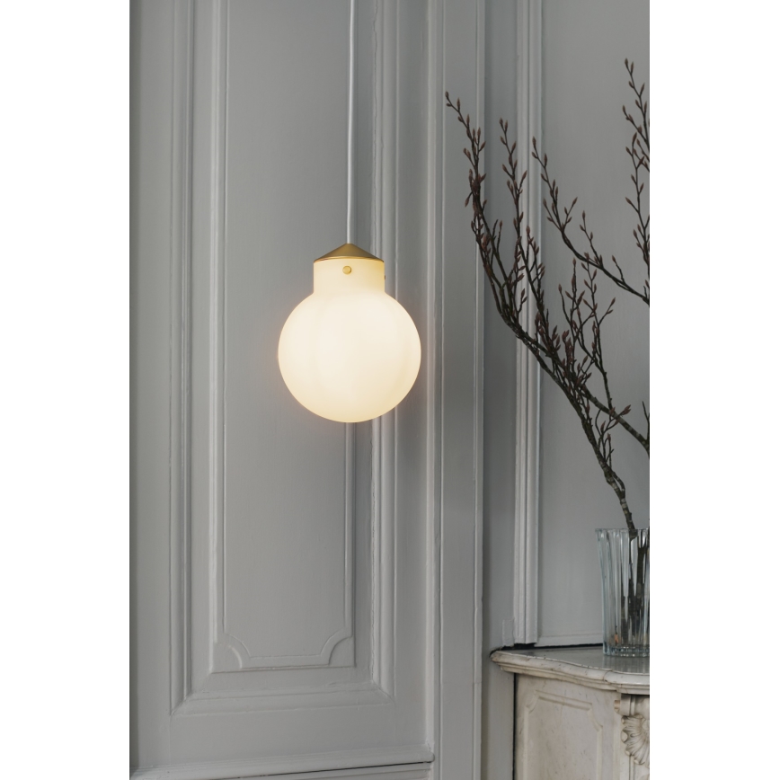 Nordlux - Suspension filaire RAITO 1xE27/25W/230V laiton/blanc
