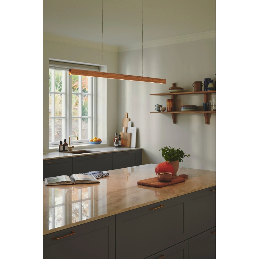 Nordlux - Suspension LED dimmable sur câble ILGAS LED/47W/230V 3000K beige/blanc/frêne 115 cm