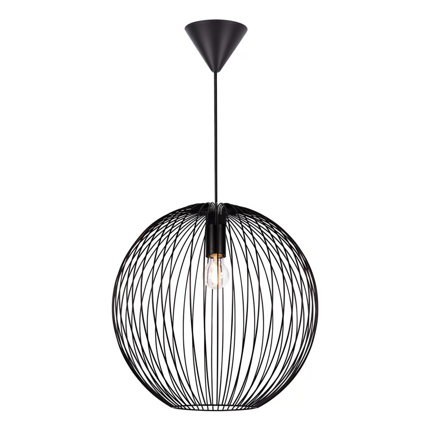 Nordlux - Suspension sur câble BERONI 1xE27/60W/230V noire
