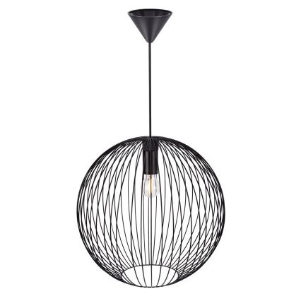 Nordlux - Suspension sur câble BERONI 1xE27/60W/230V noire