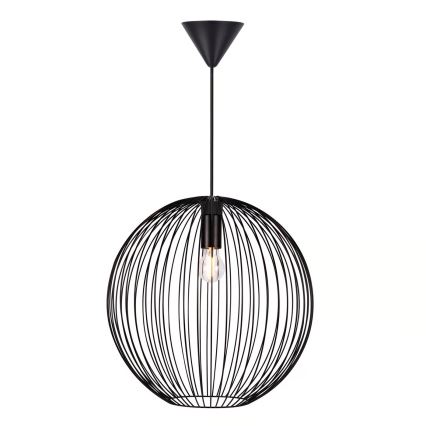 Nordlux - Suspension sur câble BERONI 1xE27/60W/230V noire