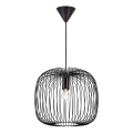 Nordlux - Suspension sur câble BERONI 1xE27/60W/230V noire Ø 40 cm