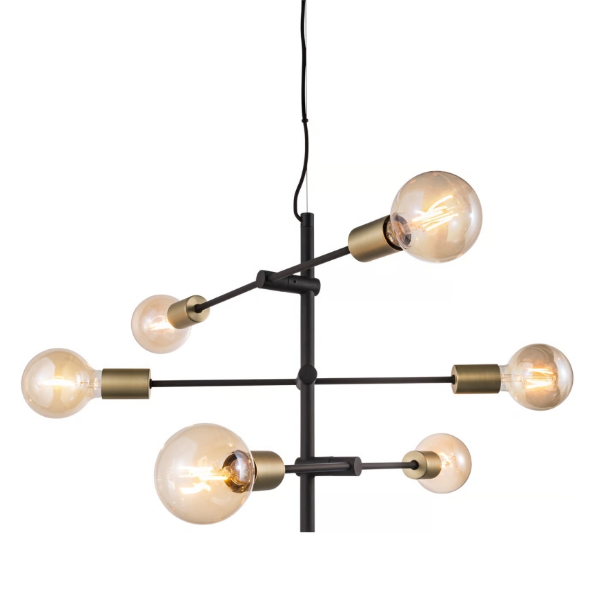 Nordlux - Suspension sur câble JOSEFINE 6xE27/25W/230V