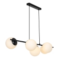 Nordlux - Suspension sur câble LILLY 5xE14/10W/230V noire