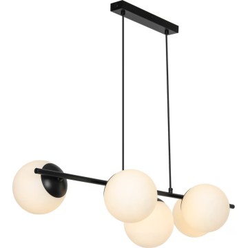 Nordlux - Suspension sur câble LILLY 5xE14/10W/230V noire