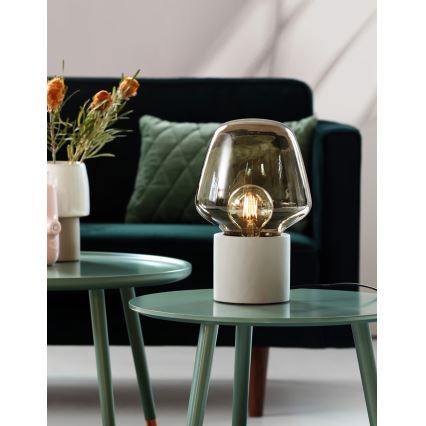 Nordlux - Tafellamp CHRISTINA 1xE27/25W/230V beton/zwart